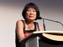 Olivia Chow, Mayor of Toronto speaks onstage at the premiere of