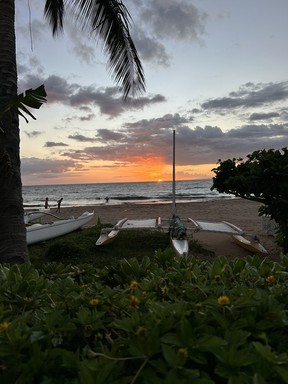 Every night is sunset theatre on Maui's west coast
