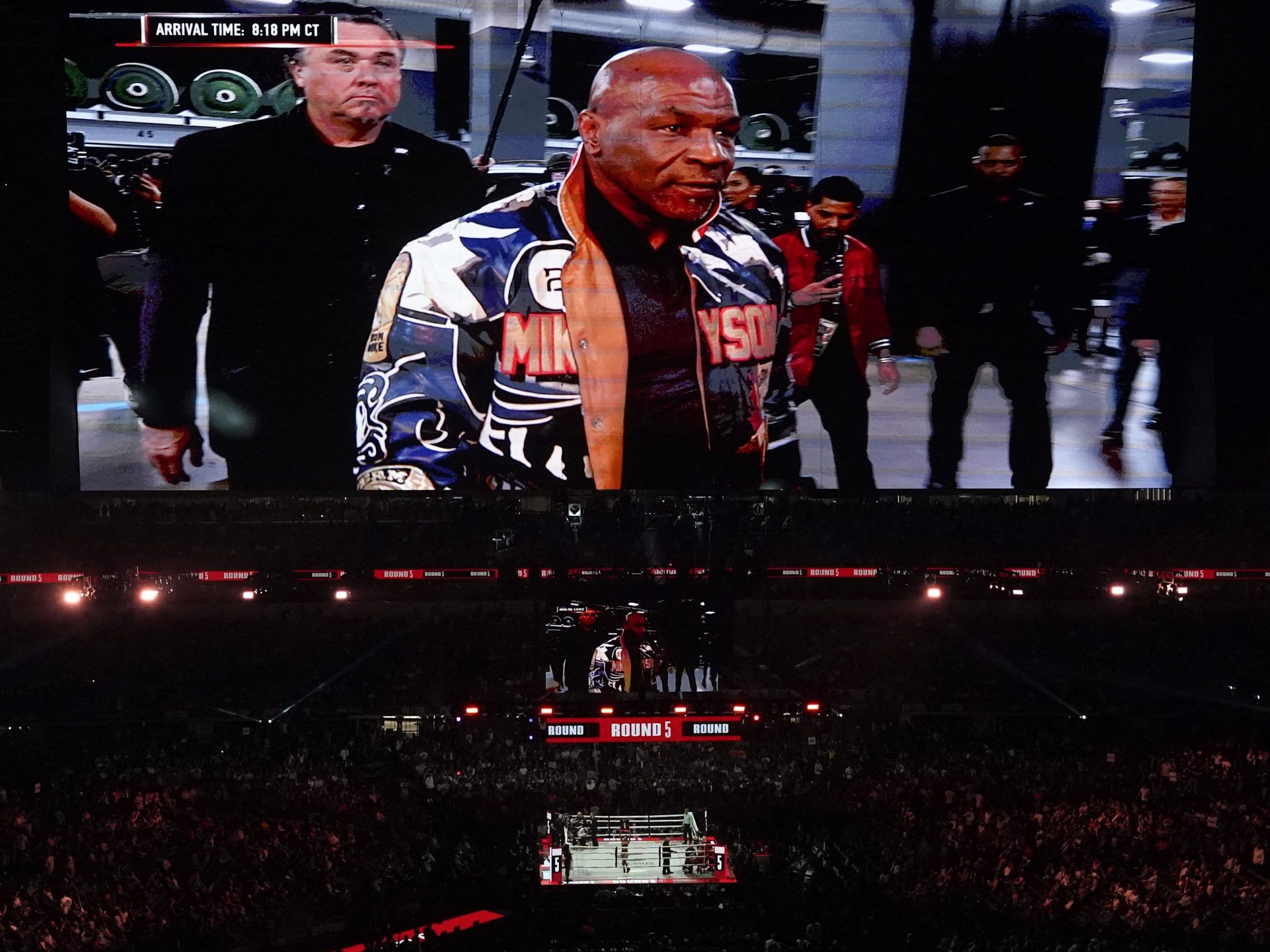 No shortage of star power and spectacle at Mike Tyson-Jake Paul big fight night