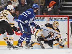 Goal-challenged Bruins hope to rekindle success vs. Leafs Goal-challenged Bruins hope to rekindle success vs. Leafs