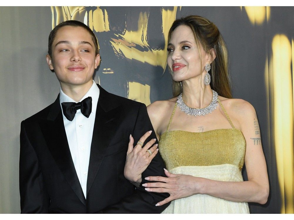 Angelina Jolie's son Knox looks like a young Brad Pitt at Oscars event