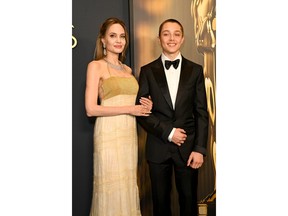 Jolie and her son