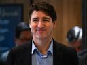 El primer ministro Justin Trudeau salió del hotel para el aeropuerto en West Palm Beach, Florida, el 30 de noviembre de 2024.