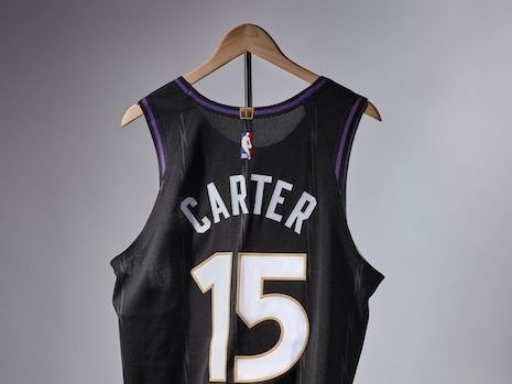 Raptors show off Vince Carter tribute City Edition jersey
