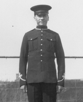 Alex Decoteau, seen here in his Edmonton Police uniform, was the first Indigenous police officer in Canada before he left to fight in the First World War where he was killed during the Second Battle of Passchendaele on Nov. 30, 1917.