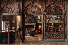 The Drawing Room Library inside the Chicago Athletic Association. HANDOUT