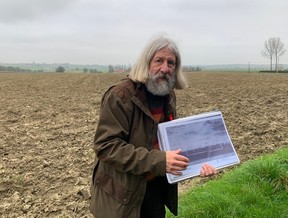 Local guide Erwin Ureel describes the First World War Battle of Messines on Thursday, Nov. 7, 2024.