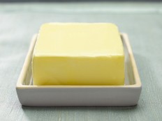 Brick of butter