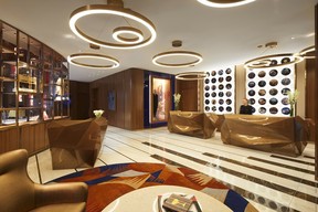 The reception area at the Hard Rock Hotel New York. CHRIS SAUNDERS/HARD ROCK HOTEL