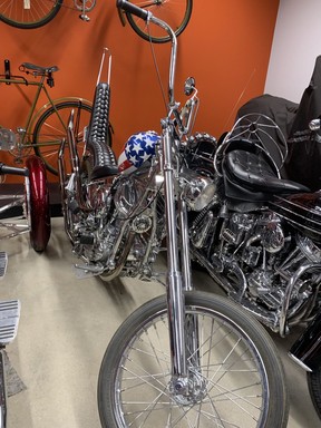 The famous motorcycle from movie Easy Rider.