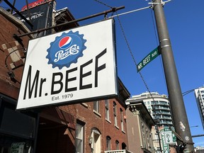 Fans of the hit TV show The Bear will recognize Mr. Beef. The Italian sandwich shop is the inspiration for the show and is also highlighted on a food tour centred around the show. IAN SHANTZ/TORONTO SUN