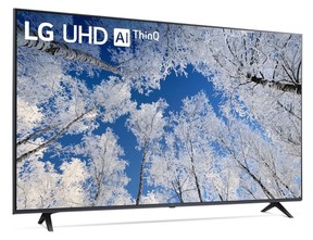 The LG 4K UHD LED Smart TV (UQ7070).