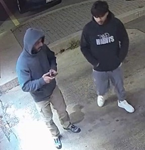 Investigators need help identifying four suspects sought for a robbery in the area of Bermondsey Rd. and Eglinton Ave. E. on Monday, November 4, 2024.