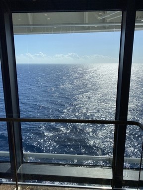 The view from the sea-facing elevators on Silver Nova is so mesmerizing you can miss your floor. CYNTHIA MCLEOD/TORONTO SUN