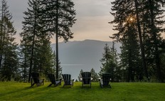 Sunrise view over Kootenay Lake and the Purcell Mountains as seen from Mountain Trek Health Reset Retreat in Ainsworth, B.C. Ernest Doroszuk/Toronto Sun