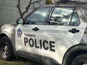 A Toronto Police vehicle.
