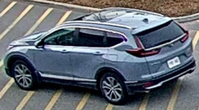 Police in York Region released this image of a dark grey sport utility vehicle driven by a man after he allegedly committed a sexual act in Richmond Hill back in May.