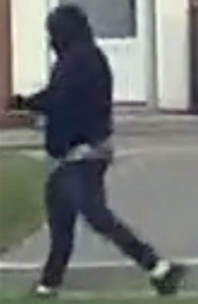 Investigators need help identifying an arsonist who set fire to a car in a plaza parking lot in Scarborough on Sept. 29, 2024.