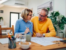 A husband and wife can't seem to agree what new home furnishings they want in their home.