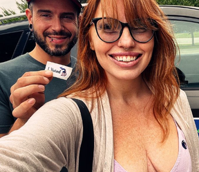 Angela Jones casts her ballot. INSTAGRAM