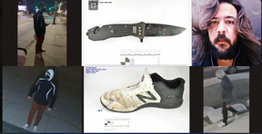 Vignettes of the Andrew Ainscow, upper right, murder. HPS