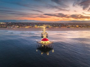 The iconic Huntington Beach pier