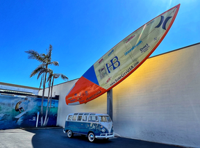 While wandering downtown Huntington Beach, don't miss what is billed as the world's largest surfboard - all 42 feet from heat to toe of it