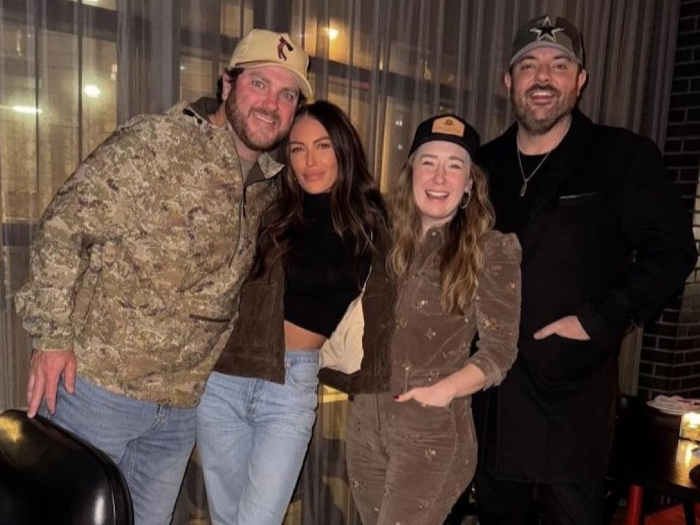 paulina gretzky teases project with country star on instagram