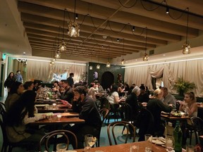 A full house of diners at Bar Chelou
