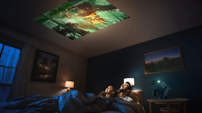The Epson EpiqVision Mini EF22 Portable Smart Laser Projector.