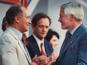Pierre Trudeau and John Turner.