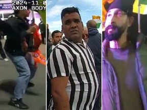 Peel Regional Police say they need help to identify suspects after protests erupted in Brampton and Mississauga last month.