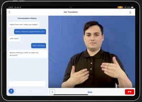 Sign-Speak has developed AI technology that recognizes American Sign Language and translates it into spoken words – and vice versa.