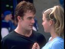 James Van Der Beek and Ali Larter in the football movie ‘Varsity Blues.’