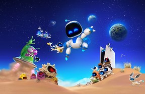 Astro Bot is a 3D platformer for PS5.