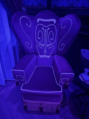 Haunted Mansion Parlor on Disney Treasure