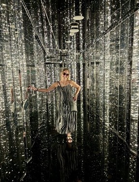 The glitter hallway leading to The Manor on Virgin Voyages' Valiant Lady is every Instagrammer's dream. CYNTHIA MCLEOD/TORONTO SUN