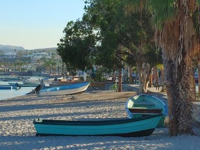 Fishing boats on the beach
