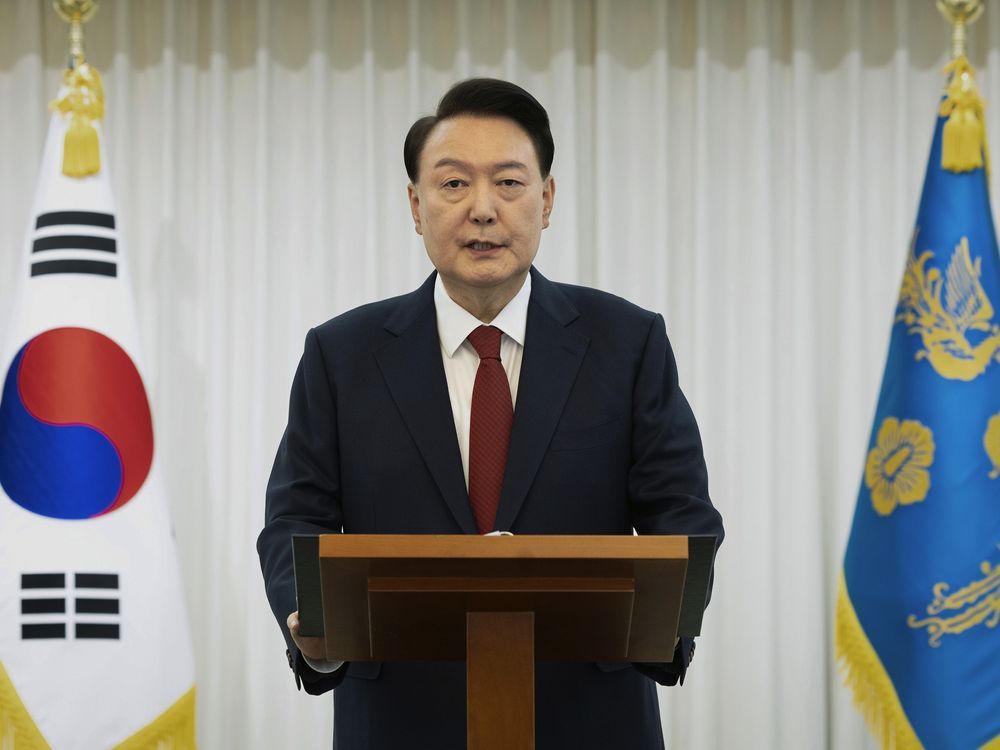 Impeached South Korean president issues defiant message as he faces possible detention