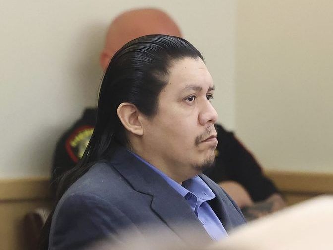 jason thornburg listens to closing arguments in the sentencing phase of his trial on wednesday, dec. 4, 2024, at the tim curry criminal justice center in fort worth, texas.