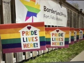 Borderland Pride has won its case against Emo Township in Northern Ontrario. They have been ordered to a $10,000 pay a fine by the Ontario Human Rights Commission for not voting to fly a Pride flag -- photo courtesy of Borderland Pride