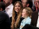 Sydney Sweeney attends the game between the Brooklyn Nets and the New York Knicks at Barclays Center.