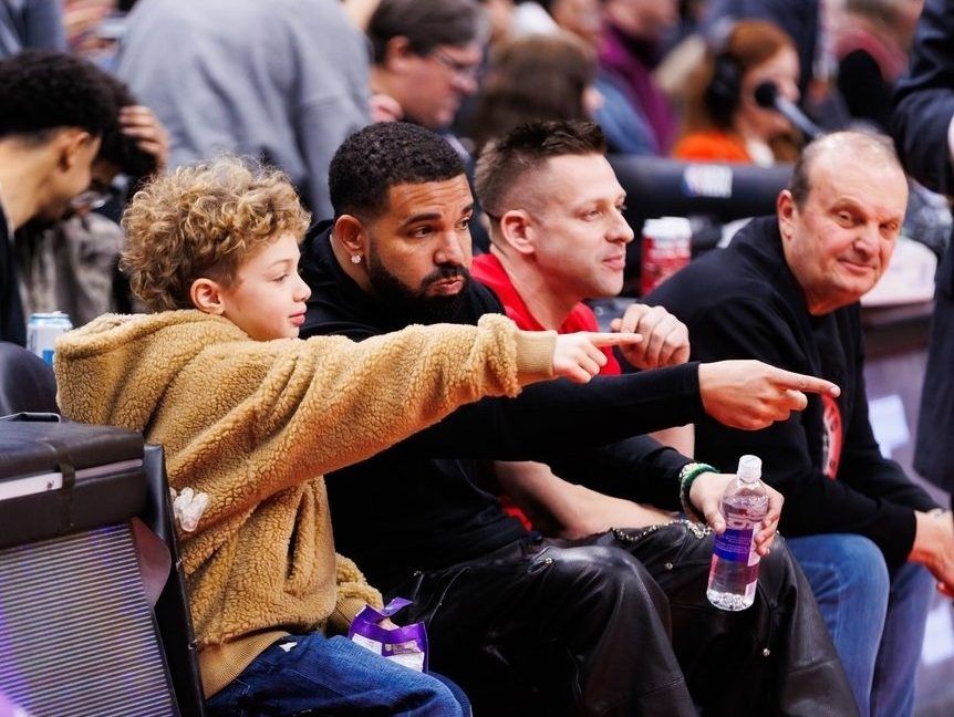 Drake jokes about being banned from Raptors broadcasts: 'I was born to commentate'