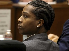 Rakim Myers, alias A $ AP Rocky, viernes, viernes, viernes 24 de enero, Los Ángeles, el Centro de juicio criminal Clara Shortridge Foltz en Los Ángeles de 2025 escuchó la apertura del abogado fiscal.