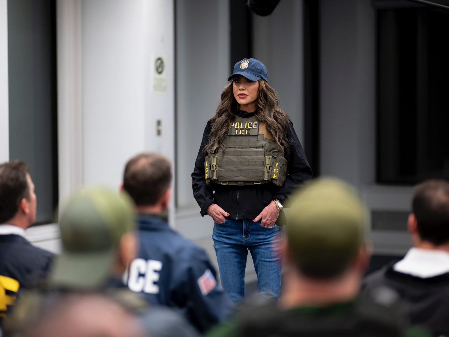 Secretario de Seguridad Nacional Christie Nom martes 26 de enero, uno en la ciudad de Nueva York en 2021 