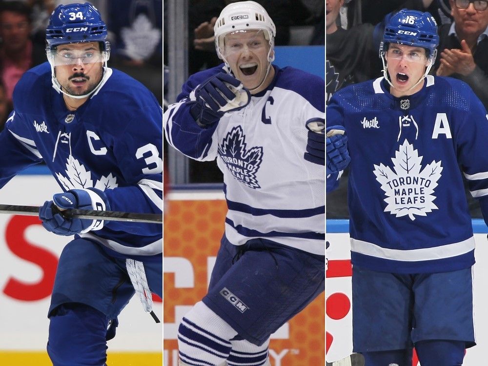 Matthews and Marner Shine in Historic Win Against Bruins
