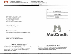 MetCredit trademark