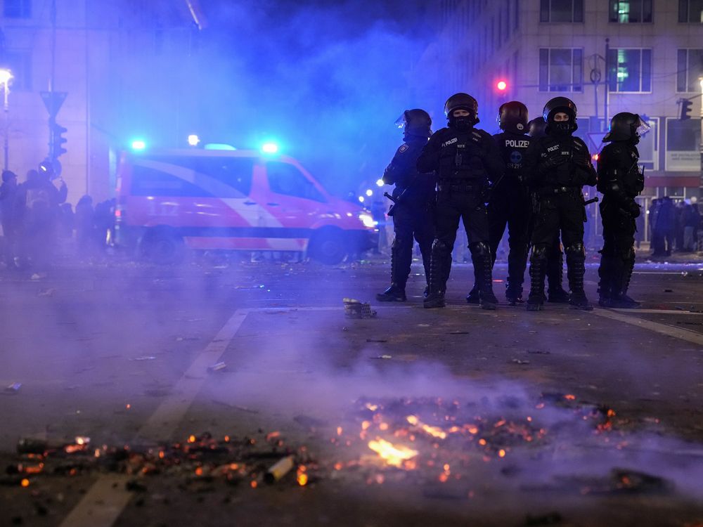 German government condemns New Year’s Eve violence after hundreds of arrests