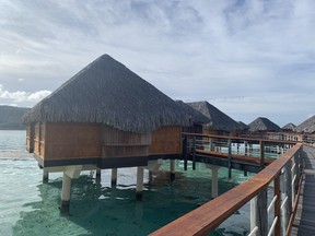 Overwater bungalow at Le Taha'a by Pearl Resorts