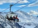 El Jurser Lech de Austria es una vida de alta ligera y alta en la nube.